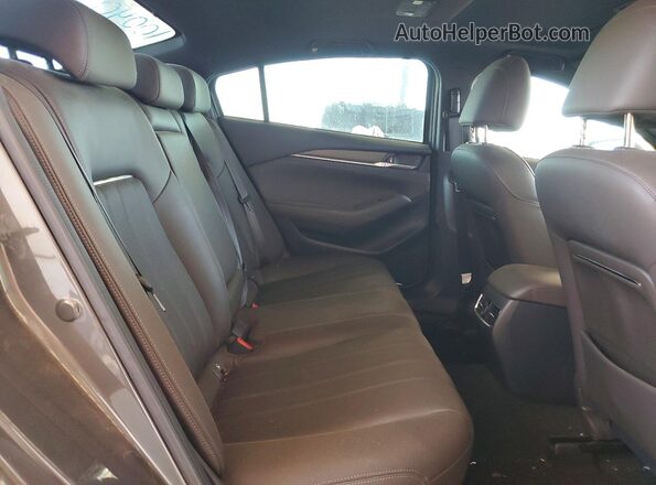 JM1GL1XYXJ1305072 2018 MAZDA 6 Gray Rear seats view