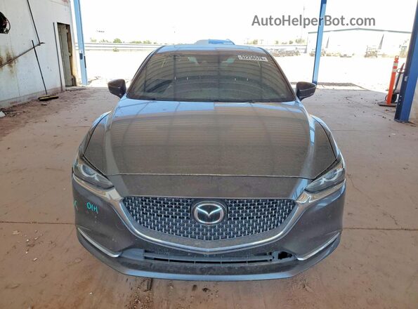 JM1GL1XYXJ1305072 2018 MAZDA 6 Gray Front view