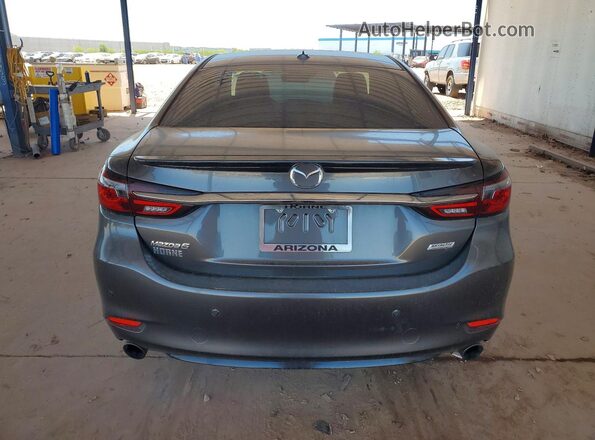 JM1GL1XYXJ1305072 2018 MAZDA 6 Gray Rear view