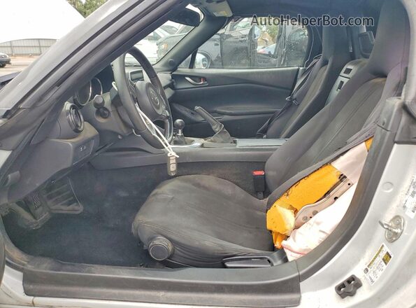 JM1NDAB74G0109243 2016 MAZDA MX-5 Silver Widok wnętrza z przodu