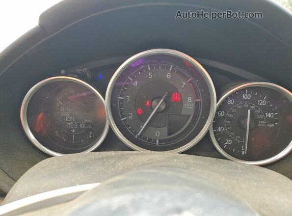 JM1NDAB74G0109243 2016 MAZDA MX-5 Silver Widok zestawu wskaźników
