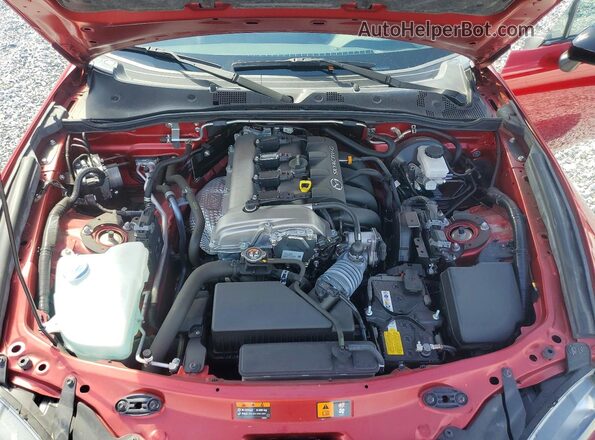 JM1NDAB75R0603789 2024 MAZDA MX-5 Red უკანა სალონის ხედი