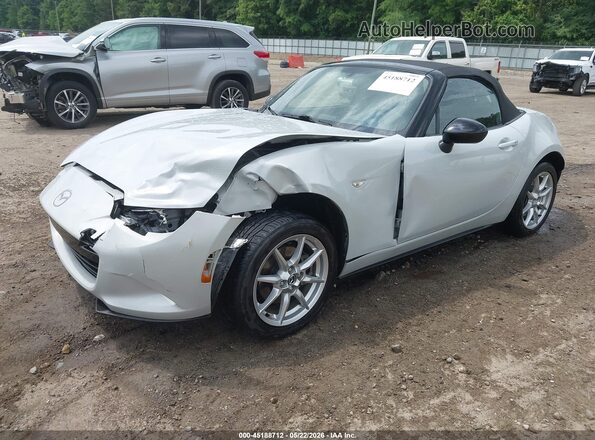 JM1NDAB77G0114842 2016 MAZDA MX-5 MIATA Gray Առջևի ձախ երեք քառորդ տեսարան