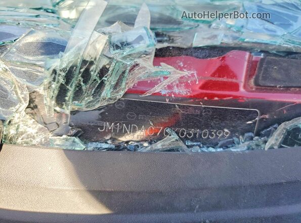 JM1NDAC70K0310399 2019 MAZDA MX-5 Красный Вид подкапотного пространства
