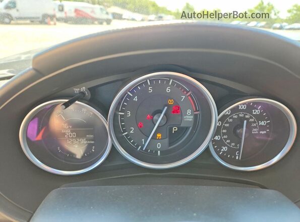 JM1NDAC73H0123344 2017 MAZDA MX-5 Черный Вид щитка приборов