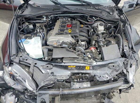 JM1NDAC77M0454843 2021 MAZDA MX-5 Black Widok wnętrza z tyłu