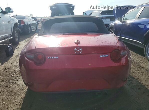 JM1NDAD70H0122991 2017 MAZDA MX-5 Red Widok z tyłu