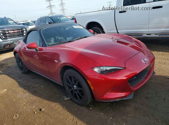 JM1NDAD70H0122991 2017 MAZDA MX-5 Red Przód prawy