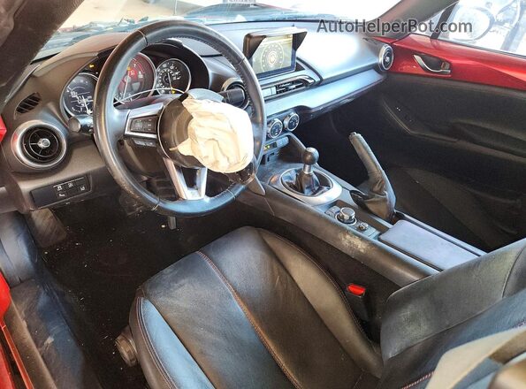 JM1NDAD73G0110798 2016 MAZDA MX-5 Red წინა პანელის ხედი