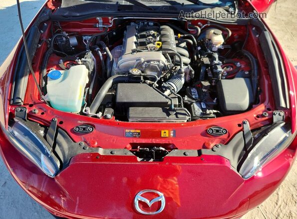 JM1NDAD73M0455325 2021 MAZDA MX-5 Red Rear interior view