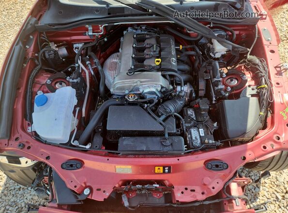 JM1NDAD74G0100913 2016 MAZDA MX-5 Red უკანა სალონის ხედი