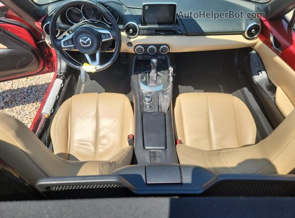JM1NDAD74G0100913 2016 MAZDA MX-5 Red წინა პანელის ხედი
