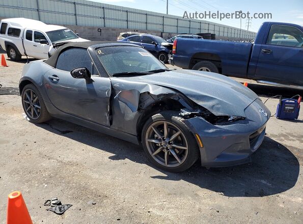 JM1NDAD76M0454850 2021 MAZDA MX-5 Gray წინა მარჯვენა