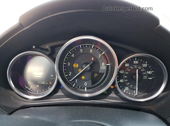 JM1NDAD76M0454850 2021 MAZDA MX-5 Gray ხელსაწყოთა პანელის ხედი