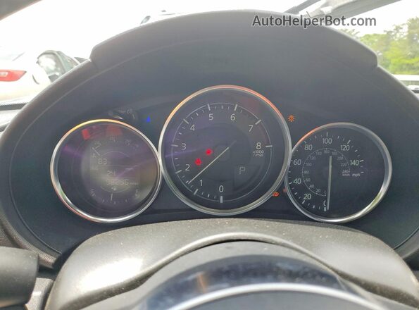 JM1NDAD77J0200401 2018 MAZDA MX-5 Black Вид щитка приладів