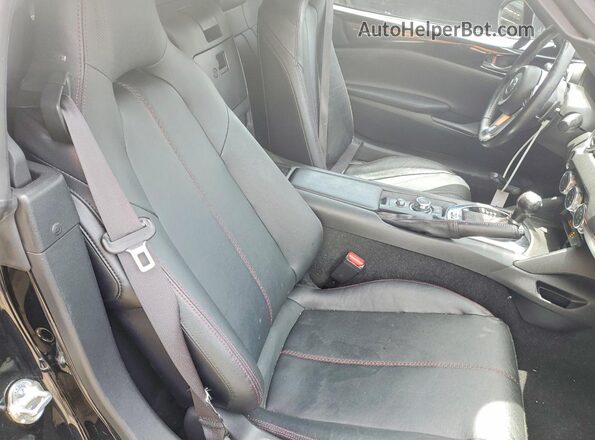 JM1NDAD77J0200401 2018 MAZDA MX-5 Black Вид задніх сидінь