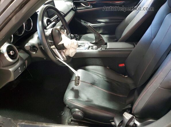 JM1NDAD78J0202030 2018 MAZDA MX-5 Black Vista interior delantera