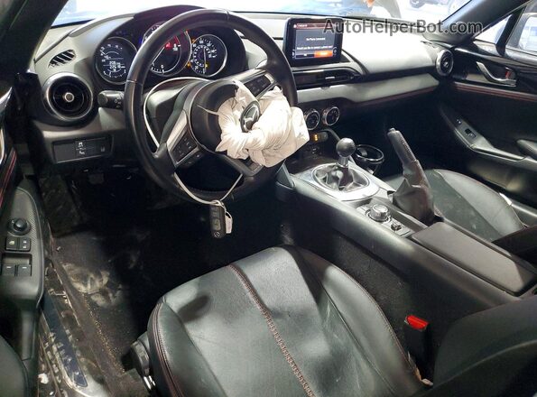 JM1NDAD78J0202030 2018 MAZDA MX-5 Black Vista del salpicadero