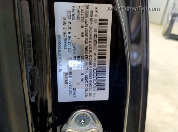 JM1NDAD78J0202030 2018 MAZDA MX-5 Black Vista del compartimento del motor