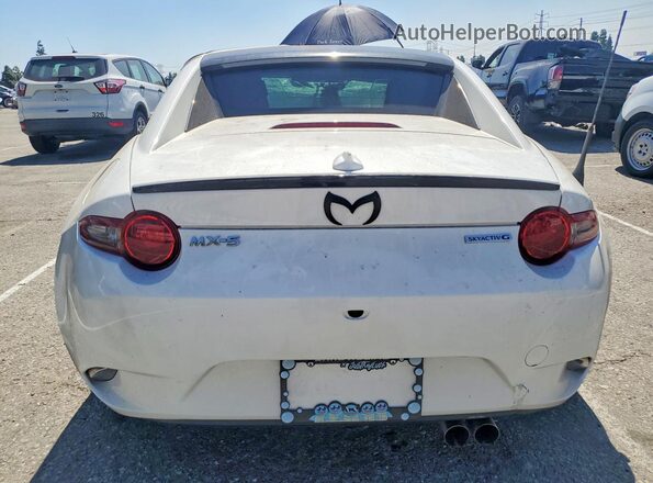 JM1NDAL70L0412772 2020 MAZDA MX-5 White Вид ззаду