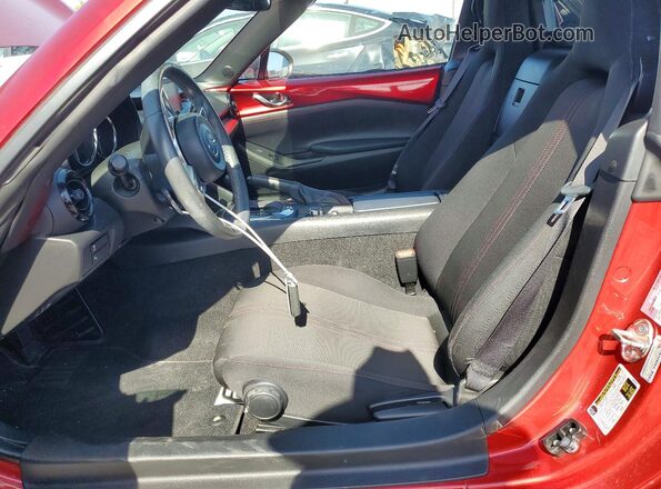 JM1NDAL71J0203537 2018 MAZDA MX-5 Бордовый Вид салона спереди