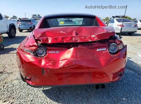 JM1NDAL71J0203537 2018 MAZDA MX-5 Бордовый Вид сзади