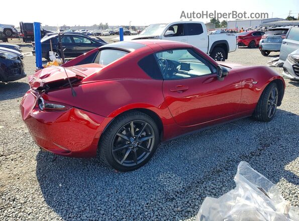 JM1NDAL71J0203537 2018 MAZDA MX-5 Бордовый Задняя правая четверть