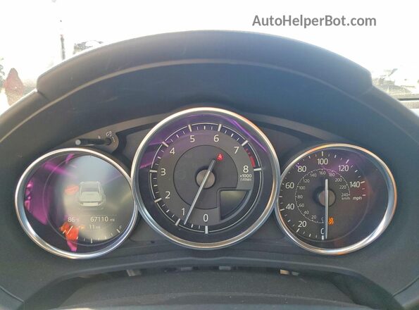 JM1NDAL73M0459912 2021 MAZDA MX-5 Gray Вид щитка приладів