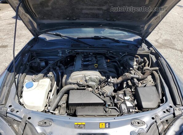 JM1NDAL73M0459912 2021 MAZDA MX-5 Gray Вид задньої частини салону