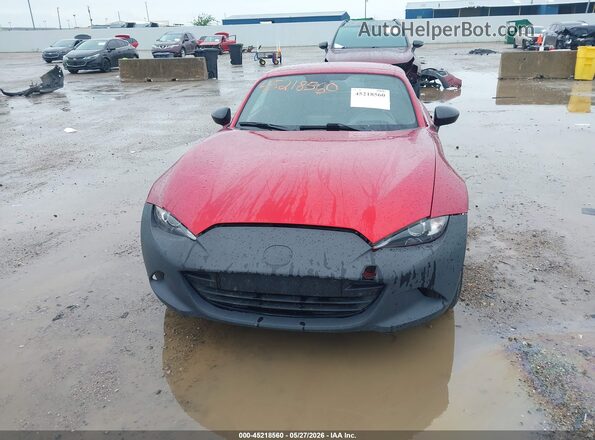 JM1NDAL75K0301696 2019 MAZDA MX-5 MIATA RF Red ხელსაწყოთა პანელის ხედი