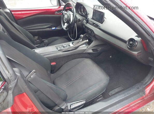 JM1NDAL75K0301696 2019 MAZDA MX-5 MIATA RF Red წინა სალონის ხედი