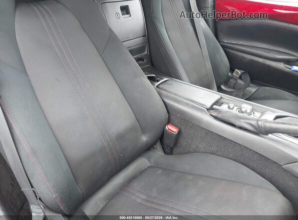 JM1NDAL75K0301696 2019 MAZDA MX-5 MIATA RF Red VIN კოდის სტიკერის ხედი