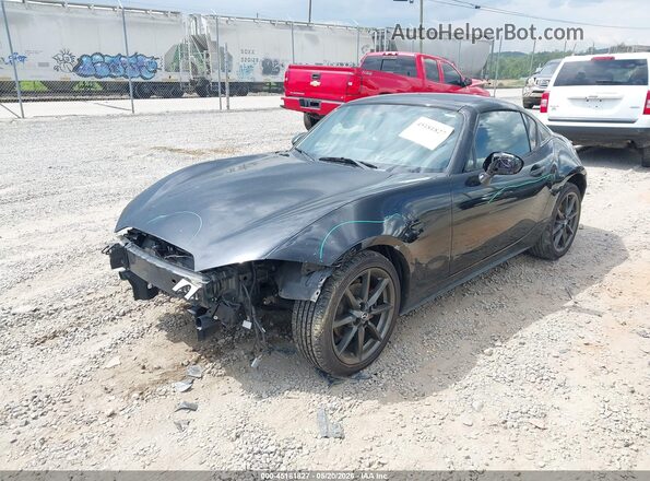 JM1NDAL77H0101475 2017 MAZDA MX-5 MIATA RF Black Przód lewy