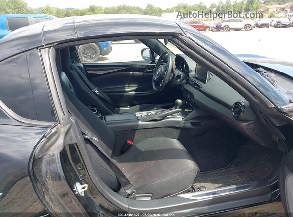 JM1NDAL77H0101475 2017 MAZDA MX-5 MIATA RF Black Widok wnętrza z przodu