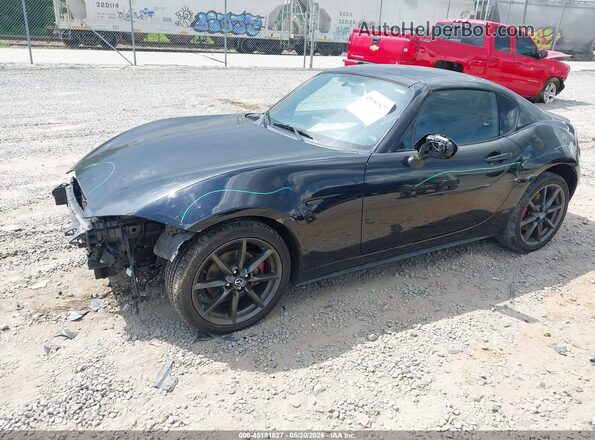 JM1NDAL77H0101475 2017 MAZDA MX-5 MIATA RF Black Widok z przodu