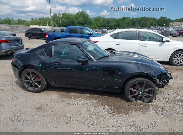 JM1NDAL77H0101475 2017 MAZDA MX-5 MIATA RF Black Widok wnętrza z tyłu