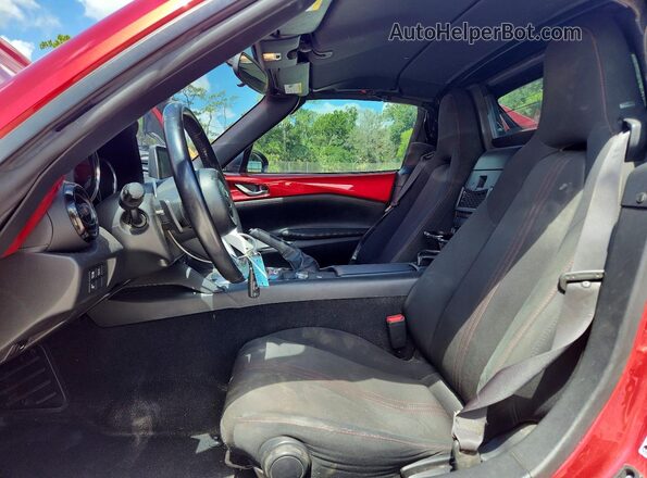 JM1NDAL77H0105140 2017 MAZDA MX-5 Red Սալոնի դիմացի տեսք
