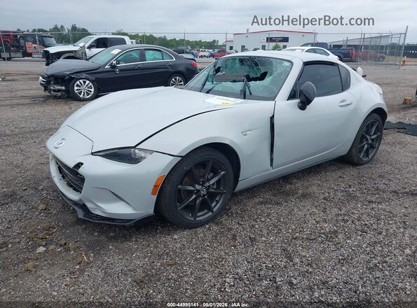 JM1NDAL78H0100593 2017 MAZDA MX-5 MIATA RF White Front left