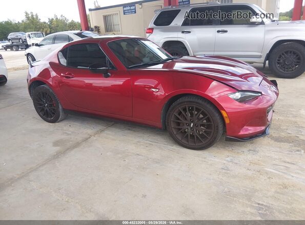 JM1NDAL78N0504487 2022 MAZDA MX-5 MIATA RF Red Սալոնի հետևի տեսք