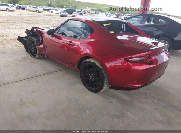 JM1NDAL78N0504487 2022 MAZDA MX-5 MIATA RF Red Հետևի ձախ