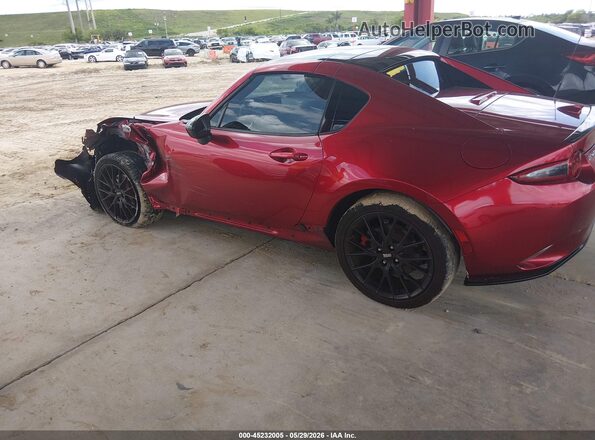 JM1NDAL78N0504487 2022 MAZDA MX-5 MIATA RF Red Սալոնի 360 աստիճան տեսք