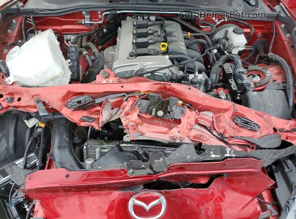 JM1NDAM71S0655200 2025 MAZDA MX-5 Red Вид задньої частини салону