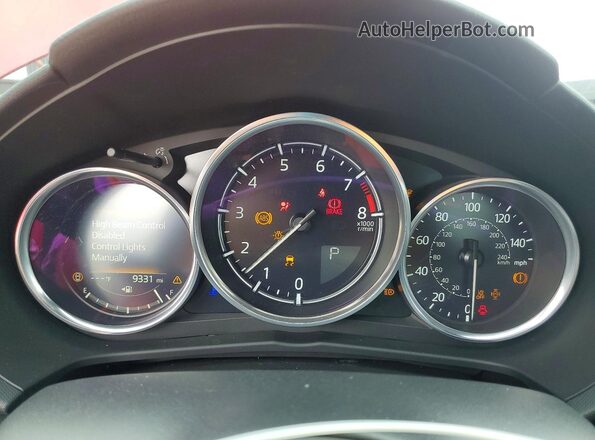 JM1NDAM71S0655200 2025 MAZDA MX-5 Red Вид щитка приладів