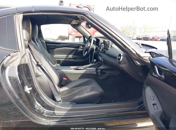 JM1NDAM73H0106655 2017 MAZDA MX-5 MIATA RF Black Widok wnętrza z przodu