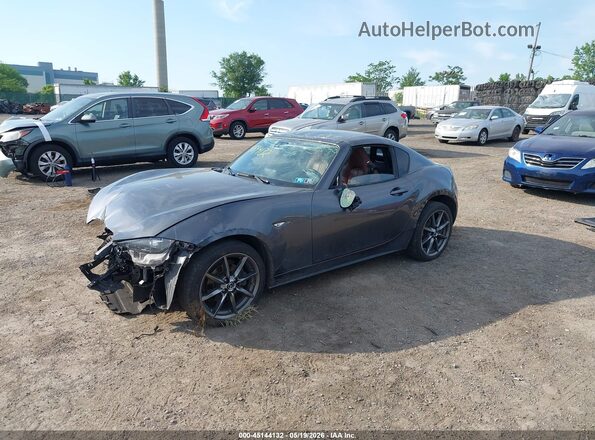 JM1NDAM73J0204333 2018 MAZDA MX-5 MIATA RF Серый Передняя левая четверть