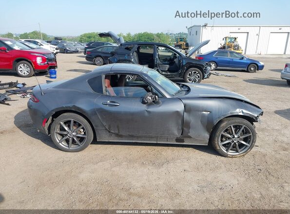 JM1NDAM73J0204333 2018 MAZDA MX-5 MIATA RF Серый Панорамный вид салона 360°