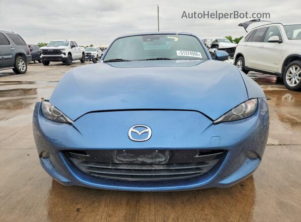 JM1NDAM73K0302571 2019 MAZDA MX-5 Blue Вид спереду