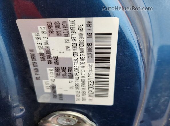 JM1NDAM73K0302571 2019 MAZDA MX-5 Blue Вид підкапотного простору