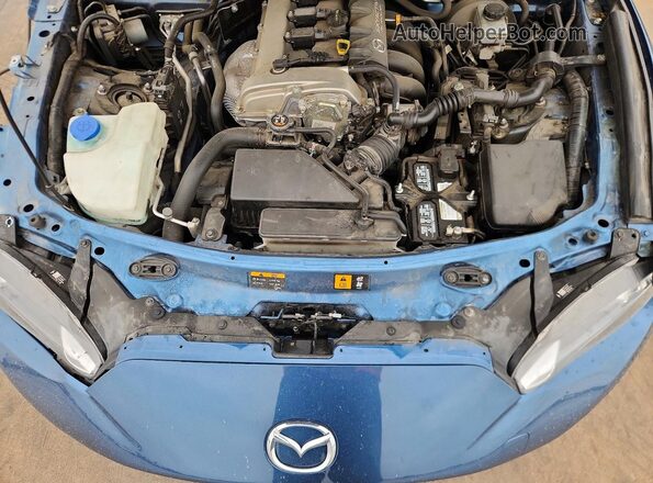 JM1NDAM73K0302571 2019 MAZDA MX-5 Blue Вид задньої частини салону
