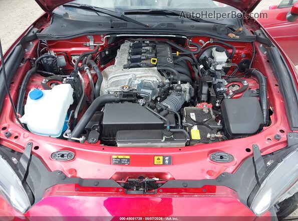 JM1NDAM73M0459570 2021 MAZDA MX-5 MIATA RF Красный Вид сзади
